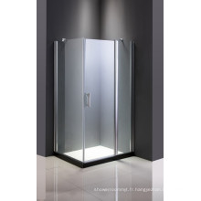 Cabine de douche en verre simple bon marché